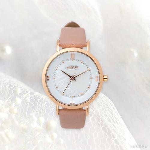 Fieldwork Women's Analog Watch with Leather Strap, Pink, YM108-3