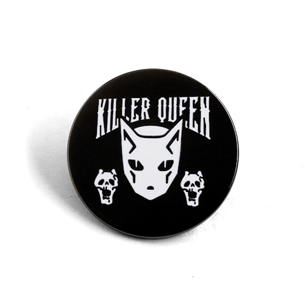

Значок-булавка Череп Killer Queen - Значок из приключенческого комикса для рюкзака, шляпы, джинсов или в качестве броши