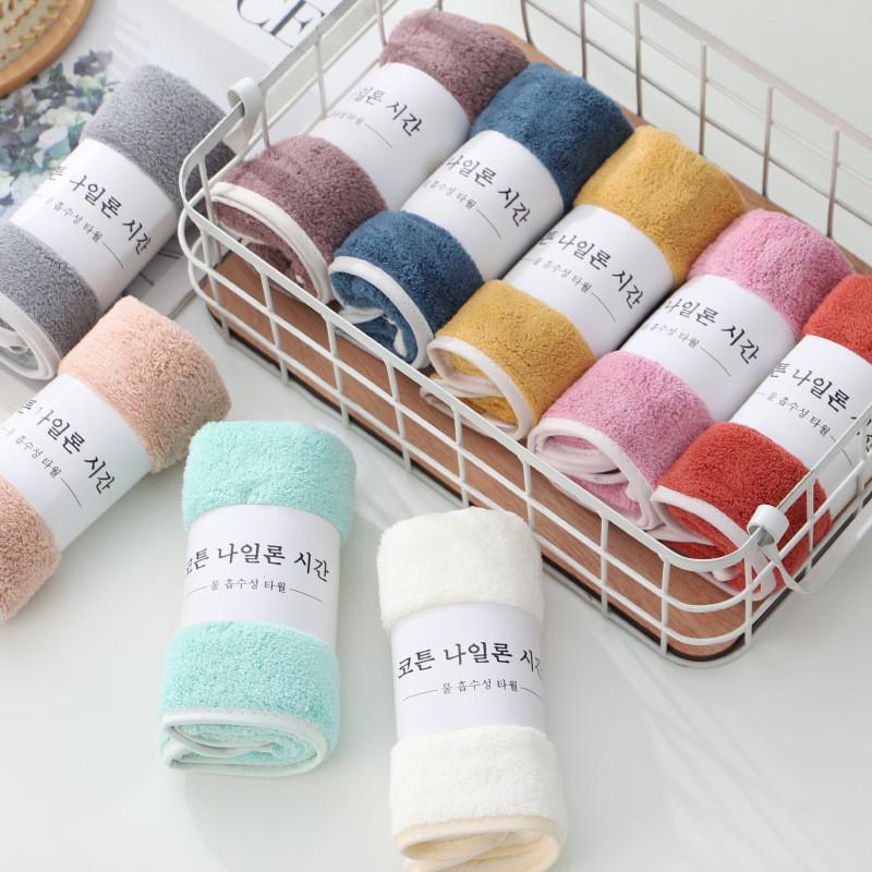 Coral Fleece Towel With High Density Plush Material For Home And Travel Use