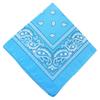 Foulard Quadrato Bandana Paisley in Cotone Copricapo Modello Classico Tessuto Leggero Traspirante per Attività all'Aperto e Uso Quotidiano