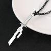 Anime Jujutsu Kaisen Fushiguro Toji Sword Necklace Spear Of Tianri Knife Pendant Cosplay Necklaces For Unisex Choker Jewelry