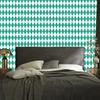 Harlequin Diamonds Wallpaper, Sea Green and White, for Living Room and Bedroom, 50x1000