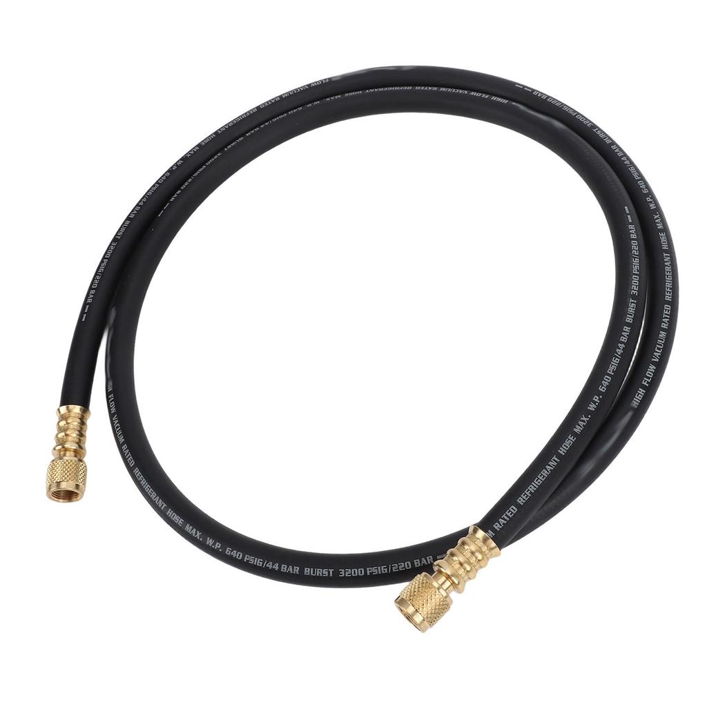 Tubo Sottovuoto per HVAC Lunghezza 6 piedi Raccordo 3/8"x3/8" Pressione di Lavoro 640PSI Pressione di Rottura 3200PSI Tubo di Carica Refrigerante