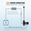 Linear Actuator 12V 12In Heavy Duty 1320lbs/6000N 0.19"/s IP44 Protection