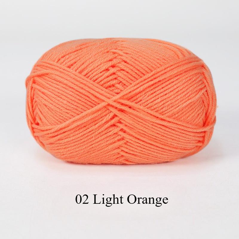 1pc 50g Soft Wool Milk Cotton Yarn Crochet Anti-Pilling Hand Knitting Thread For Cardigan Scarf Hat Baby Sweater Doll Supplies