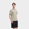 Fila 2024 Autumn Ponderosa Center Collaboration Business Casual Solid Short Sleeve Polo Shirt Men Polo Shirts Light-Khaki F11M438109FLK