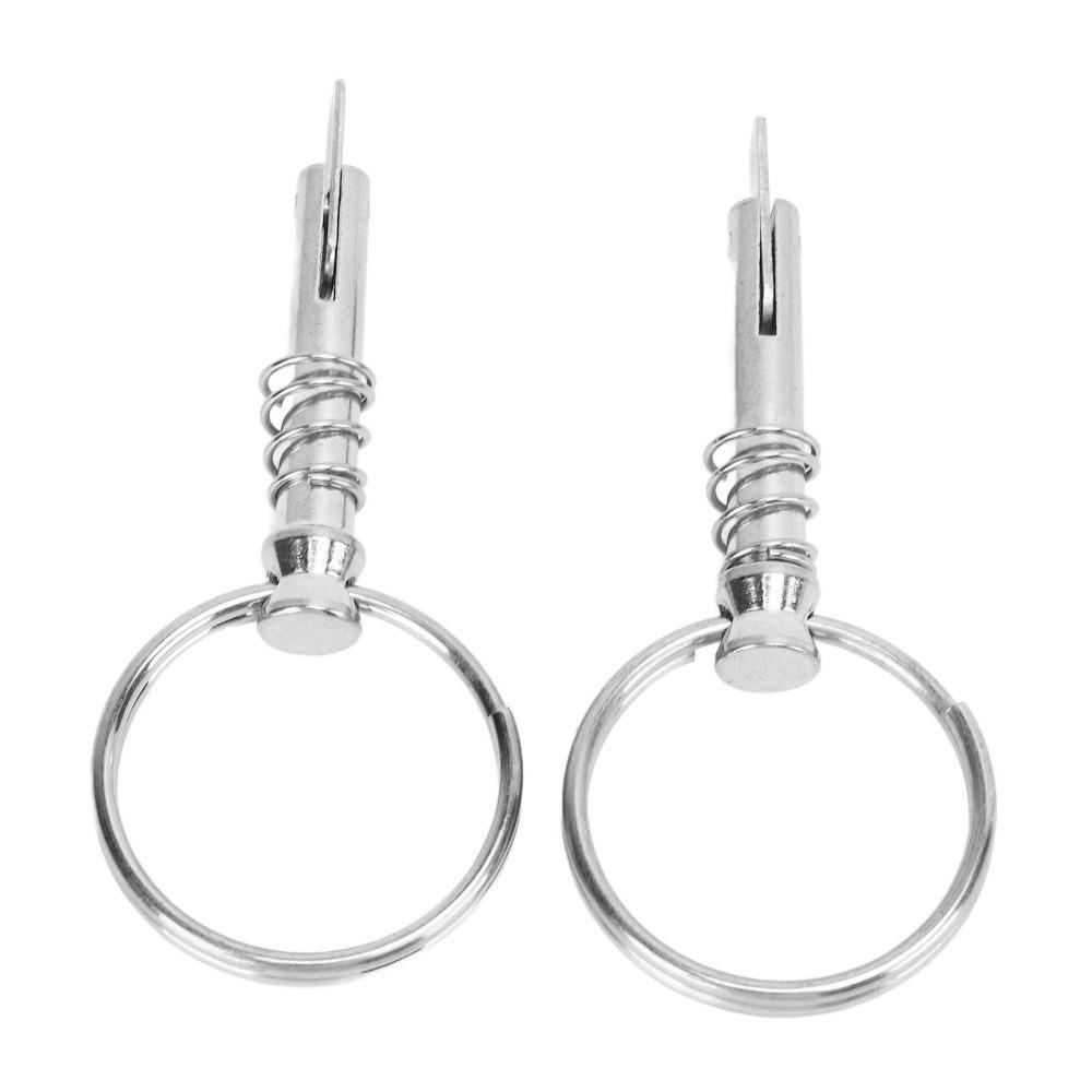 2PCS 316 Stainless Steel Quick Release Pin Corrosion Resistant Bimini Top Pin for Ship Building