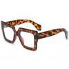 New personalized square sunglasses large frame square versatile European and American street shooting oversized frame women's party sunglasses