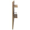 Wall Mounted Nightstand Artisan Oak Finish 90 x 10 x 50 cm