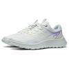 Li Ning Lightweight Soft Rebound Breathable Shock Absorbing Non-Slip Durable Low-Top Running Shoes Women sneaker White Purple ARST020-1