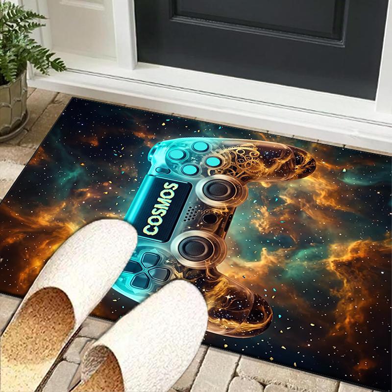 Player Control Duel Office Rug Chair Mat, Entryway Carpet, Suitable for Front Door, Bedroom, Living Room, Desk, Holiday Gift