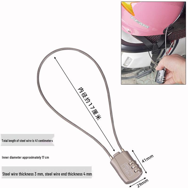 Mini lucchetto con password: Lucchetto Creativo per Casco, Bagaglio, Armadietto della Palestra