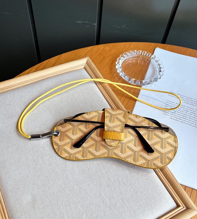 Stylish Universal Eyeglass Case with Lanyard: Myopia & Sunglasses Protection for Men and Women