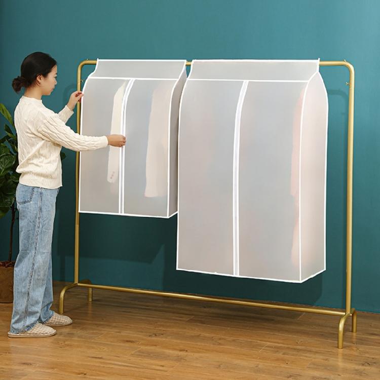 Nontoxic PEVA Clear Clothes Dust Cover Waterproof Hanging Garment Protectors For Home Use Storage