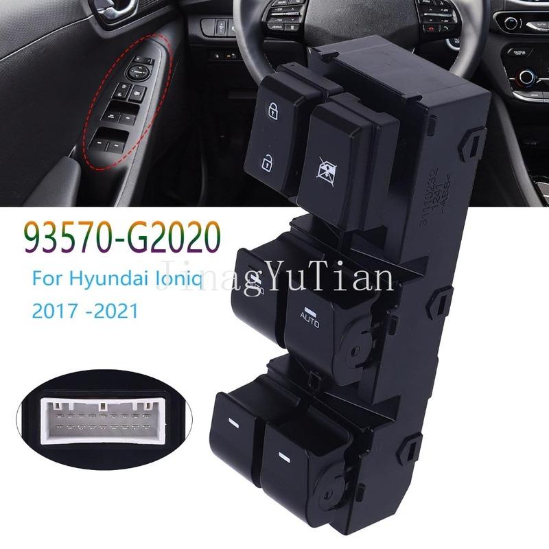 For Hyundai Ioniq 2017 2018 Front Left Driver Side Electric Power Master Window Switch Lifter Control Auto Parts