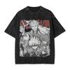Gachiakuta Washed Tshirt Anime Lover Couples Plus Size Unisex Personality Clothes Year Round Clothing High Quality Hot Product