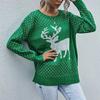 Women's  And Winter Pullover Christmas Deer Sweater
