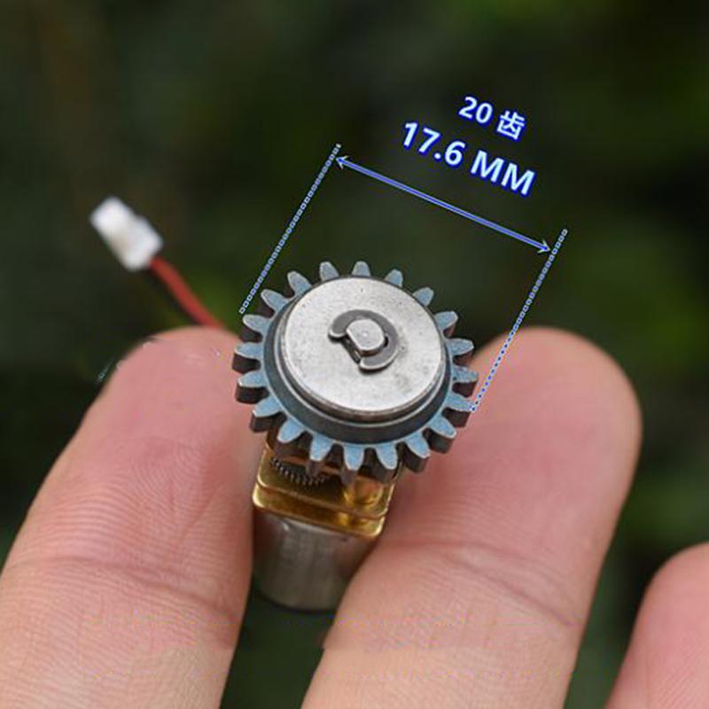 1PC GA12-N20 FF-N20WA-8Z230 Mini 12mm Full Metal Gearbox DC Motor 5V-6V 93-115RPM Slow Speed for DIY Robot Car