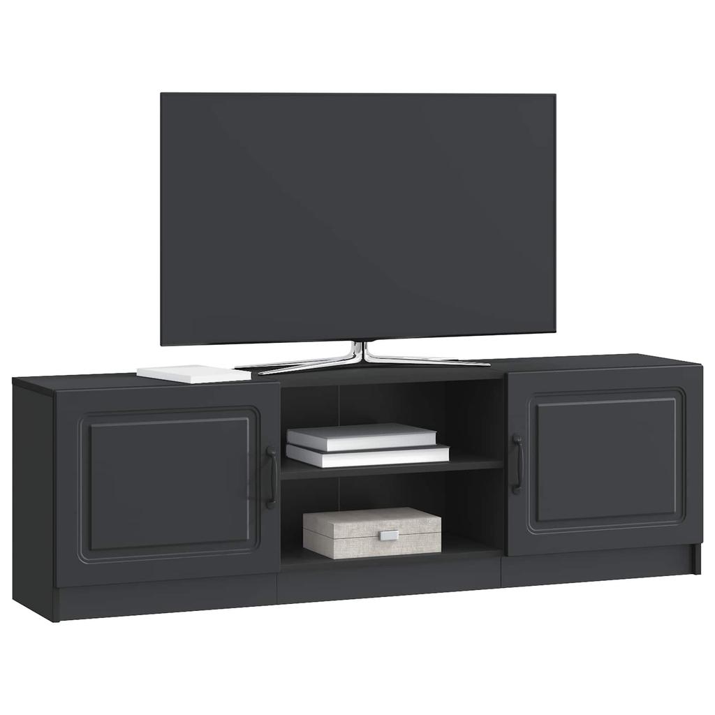 TV Cabinet Black 150 x 31 x 47 cm Particleboard
