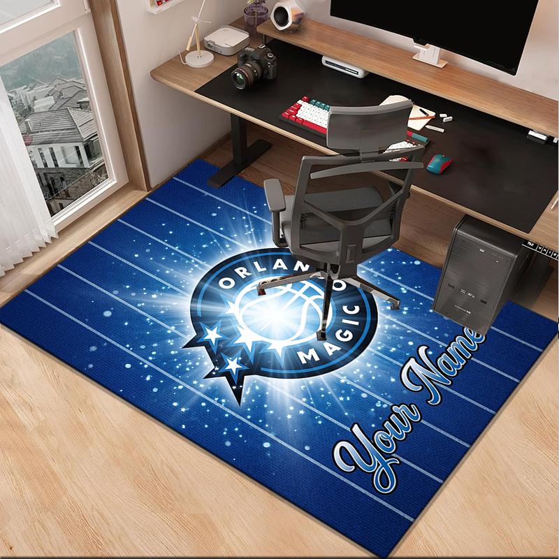 Custom NameOrlando basketball Team Carpet, Indoor Rug, Chair Rug, Living Rooms, Doormat Made From Polyester Home Decor Birthday Christmas Gifts
