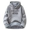 Men's padded hoodie men's autumn and winter new cotton sweater thickened loose warm jacket