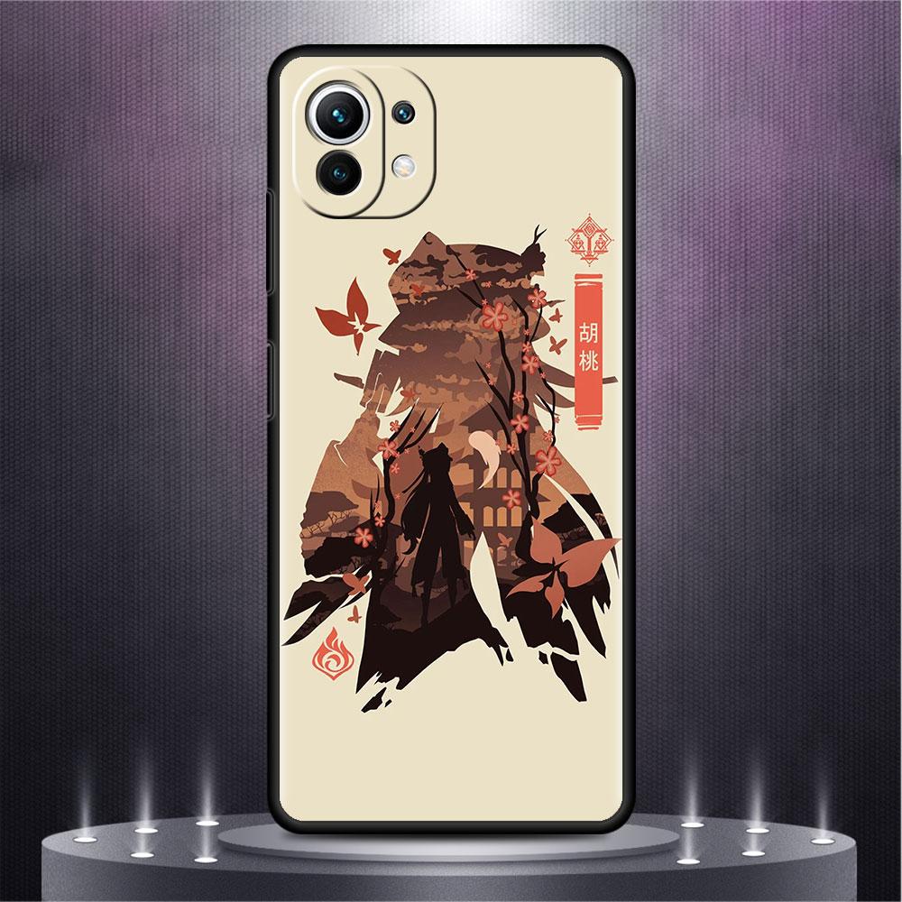

Чехол для Xiaomi Mi Poco X3 X4 NFC M3 Mi 11 11T 10 T 9T 12 9 10T Lite, силиконовый чехол на заднюю панель телефона, аниме Genshin Impact, милый чехол Xiaomi Mi 10 5G