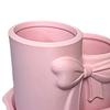 Bow Pen Holder 3D Printed Cute Bow Shaped Pencil Cup Desktop Makeup Brush Organizer for School Home Office Desk Decor