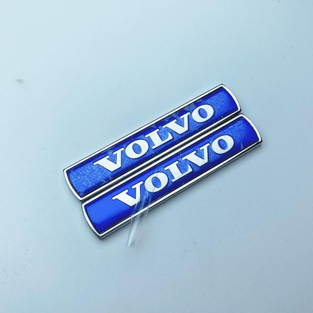 Dekorace 2 kusů kovového bočního znaku na blatník automobilu je vhodná pro Volvo S900LXC60XC90V90XC40 nový zadní znak nálepka.