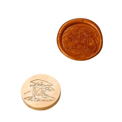 Vintage Seal Stamp Head Embossed Wax Seal Stamp for Seal Envelope Card Party Invitation Packaging Christmas Wedding