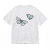 Women's All-Season Classic T-Shirt Detailed Flying Butterflies Graphic Tee