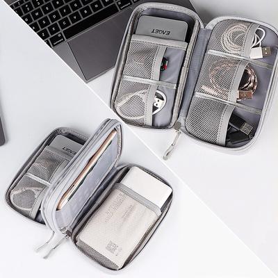 1pc Travel Portable Digital Product Storage Bag USB Data Cable Organizer Headset Cable Bag Charging Treasure Box Bag