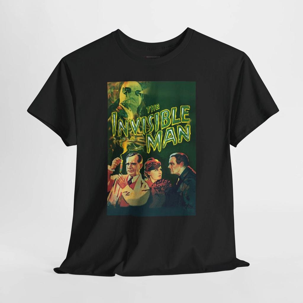 The Invisible Man 1933 Retro Movie Poster Horror Unisex Graphic T-Shirt