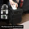 Car Trash Can With Lid & Storage Pockets - Keep Your Car Clean & Organized