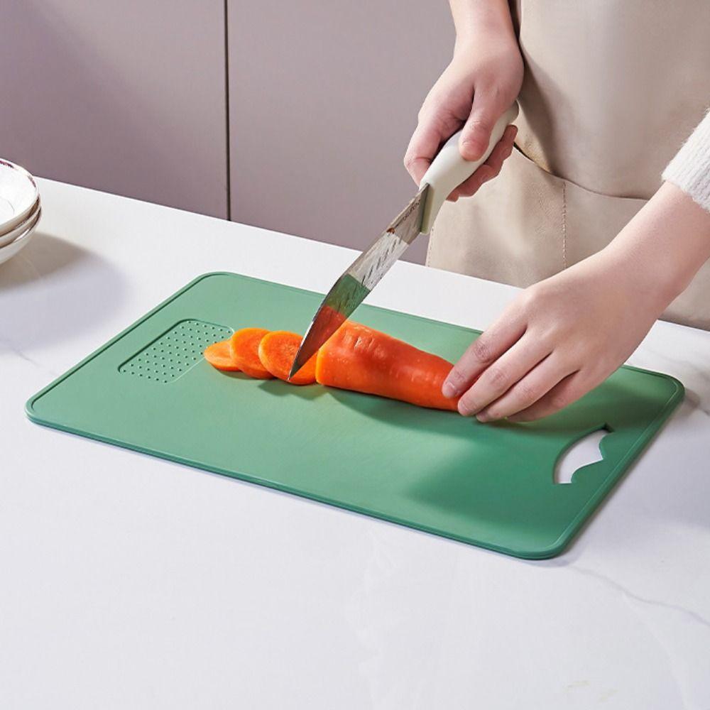 Anti-Bacterial TPU Cutting Board Flexible Non-Slip Cutting Mat  Cooking Preparation