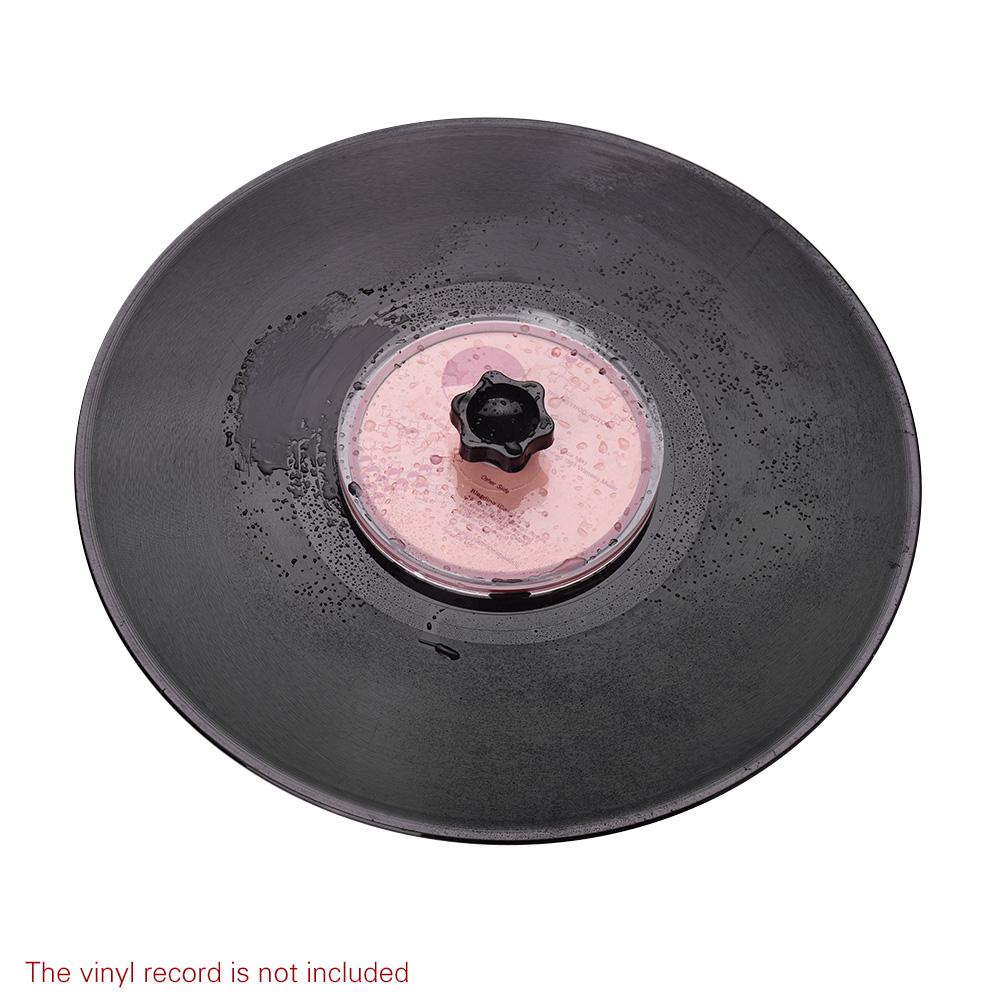 LP Vinyl Record Cleaner Clamp Vinile Record Lable Saver Protector