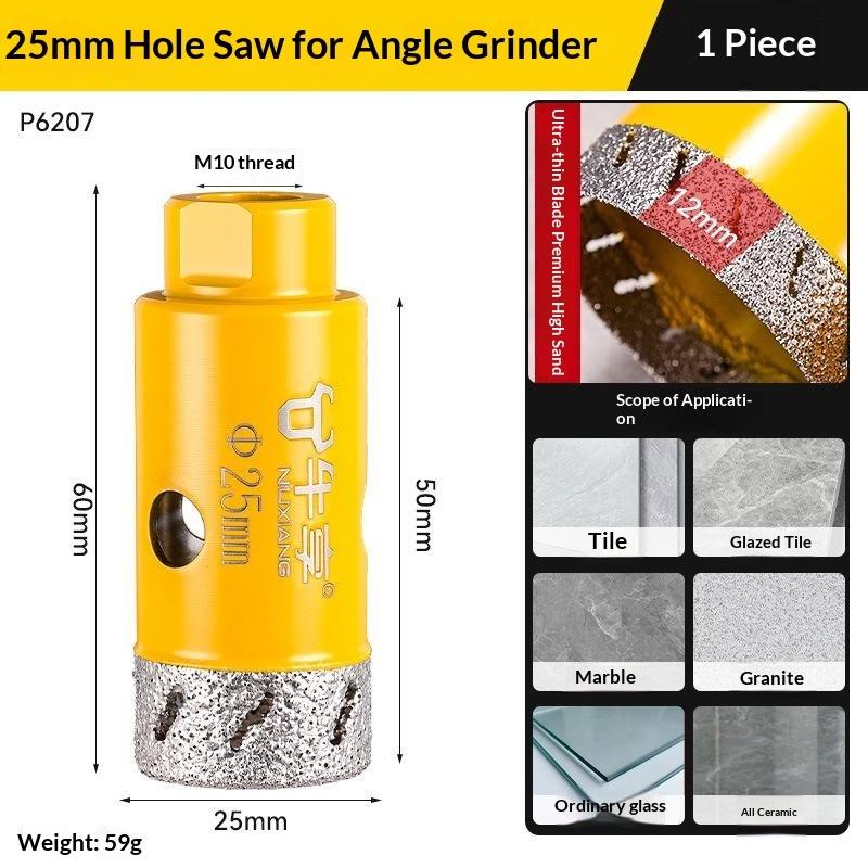 Diamond Drill Bit Angle Grinder Tile Hole Saw Dry Cutting For Porcelain Ceramic Granite Marble Glass Stone Cutter