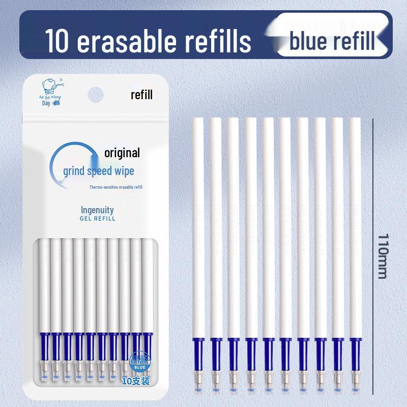 

Neutral Erasable Black Ballpoint Pen Refill - Large Capacity for Smooth Writing