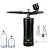 Portable Airbrush Set With Compressor Usb Charging 03Mm Nozzle For Painting Tattoo Manicure Makeup Model Coloring