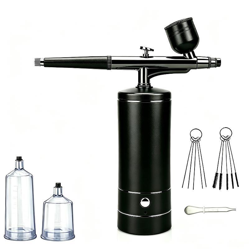 Portable Airbrush Set With Compressor Usb Charging 03Mm Nozzle For Painting Tattoo Manicure Makeup Model Coloring