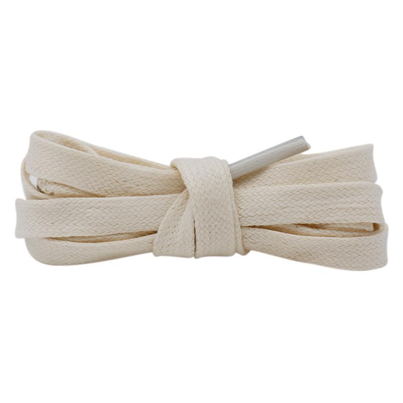 Kurojin Flat Waxed Cotton Shoelaces for Sneakers and Casual Shoes
