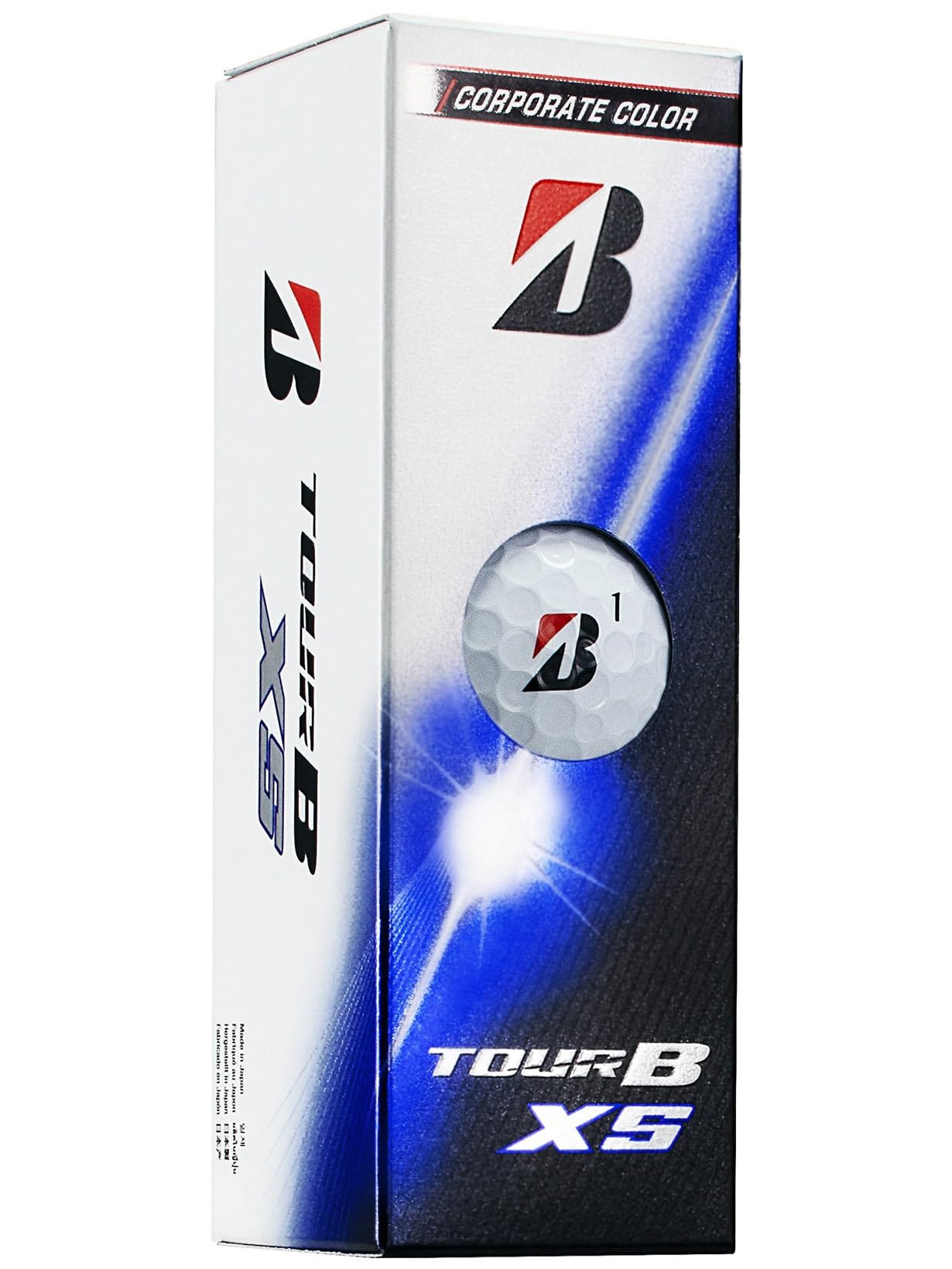Bridgestone TOUR B XS Golf 1 Sleeve S6CXJ Balls, (3 Balls), White/Corporate Color,