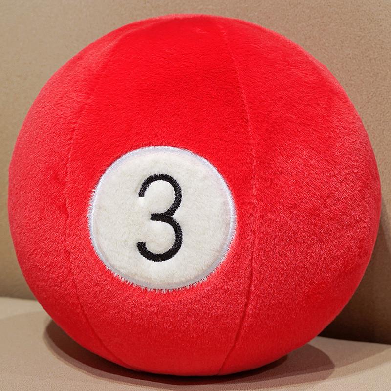 Zacht Pluche Biljartkussen 8 Bal Gevuld Acht Pool Speler Huisdecoratie Snooker Binnensport Creatief Cadeau Voor Biljartliefhebbers 20cm