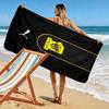 1ttihad Club Print Beach Towel, Large Soft Quick Dry Towel for Beach Camping Swimming