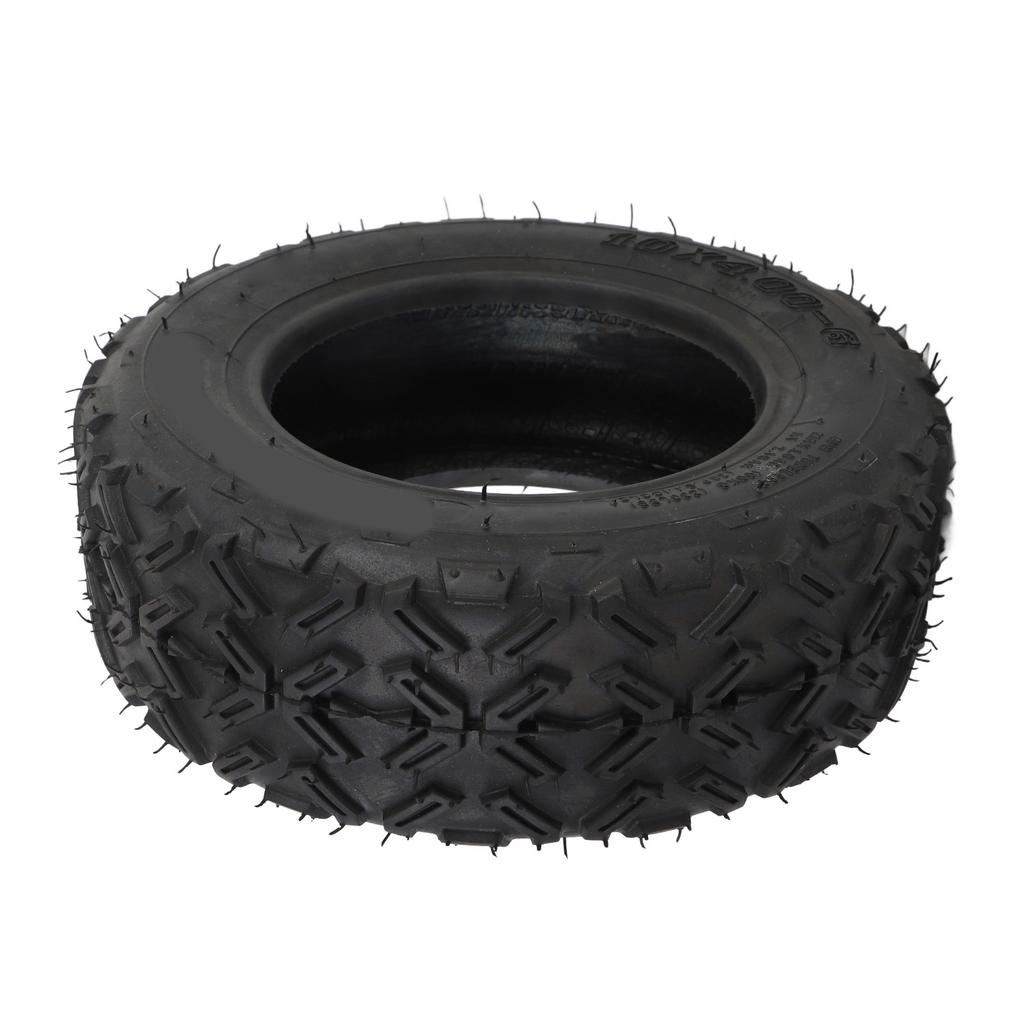 10x4.006TL Electric Scooter Vacuum Tire 10 Inch Rubber Vacuum Wheel Tire Replacement for Electric