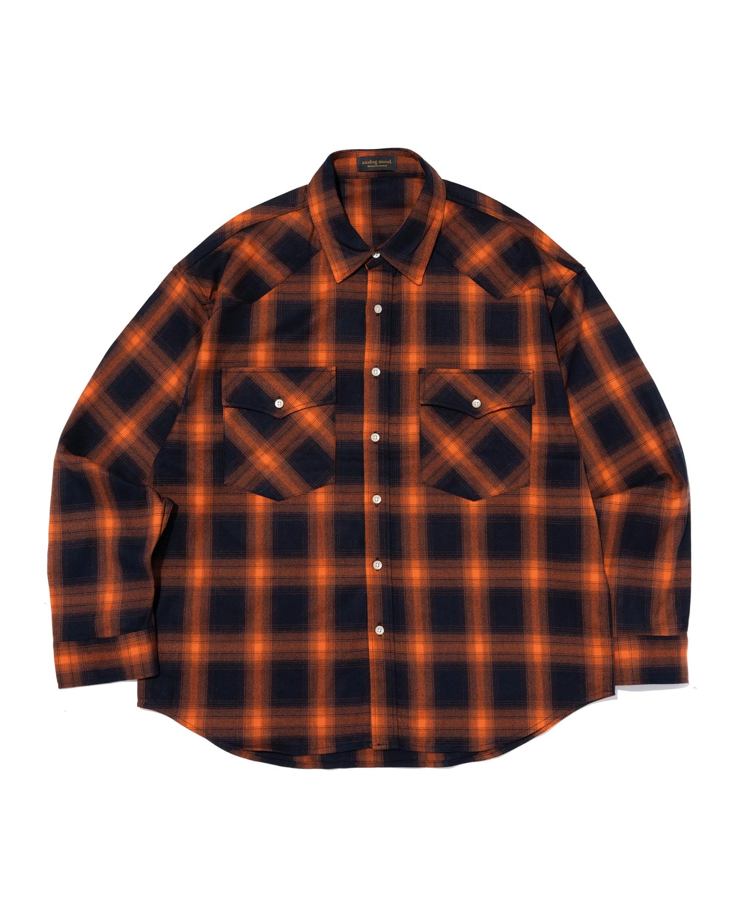 Analog Mood Flannel Oversized Check Shirt (Red) Free