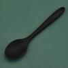 Rice Spoon High Temperature Resistance Solid Color Soft Silicone Non-stick Food Grade Eating Tool Stable Smooth Edge Soup Spoon Kitchen Tool