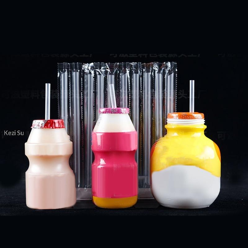 Disposable Drinking Straw Transparent Plastic Drinking Straw For Milk Smoothie Slushie Juice Bubble Tea Straw