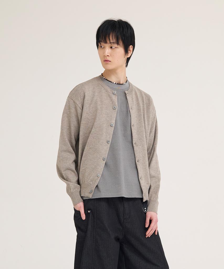 Akecii Andy Soft Cardigan_Mocha