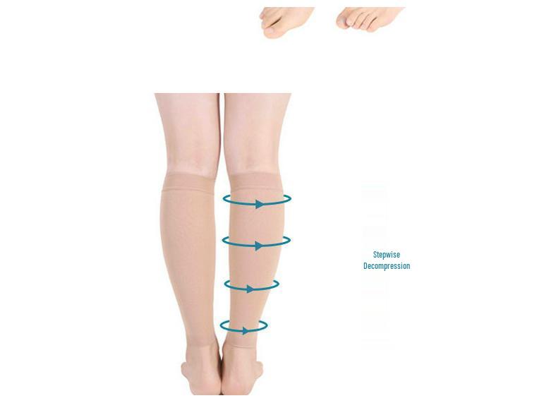 Kompressionssocken Klasse 3 Wadenlang 34-46mmHg zur Venenunterstützung und gegen Schwellungen.