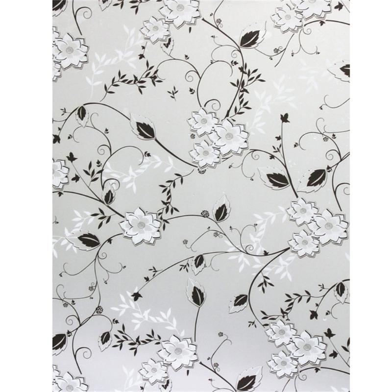 Window Privacy Film Window Clings Glass Door Sticker for Bathroom Bedroom Home
